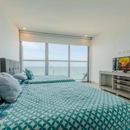 Apartamento 2102 Morros - Espectacular Vista Al Mar Cartagena